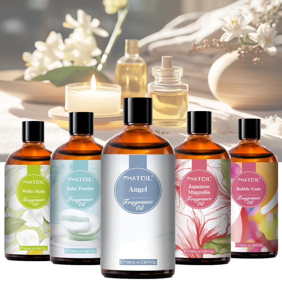 Candle Making Raw Material - PHATOIL 100ml Aroma Fragrance Oil Fresh