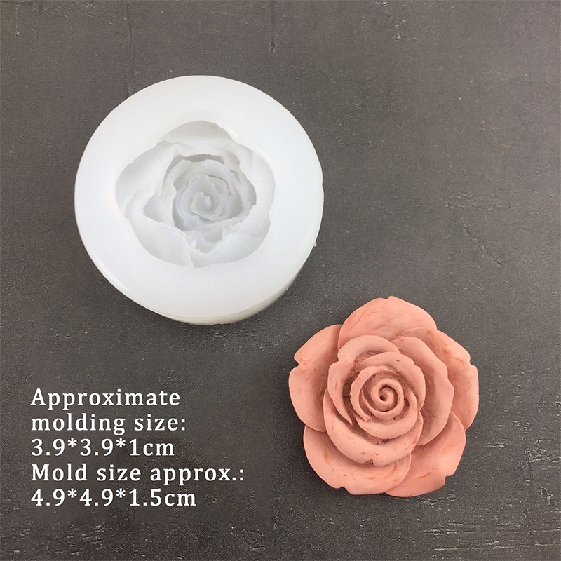 3D Rose Flower Shape Leaf Sili - Candle Making Supplies review and price
