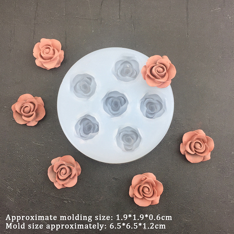3D Rose Flower Shape Leaf Sili - Candle Making Supplies review and price