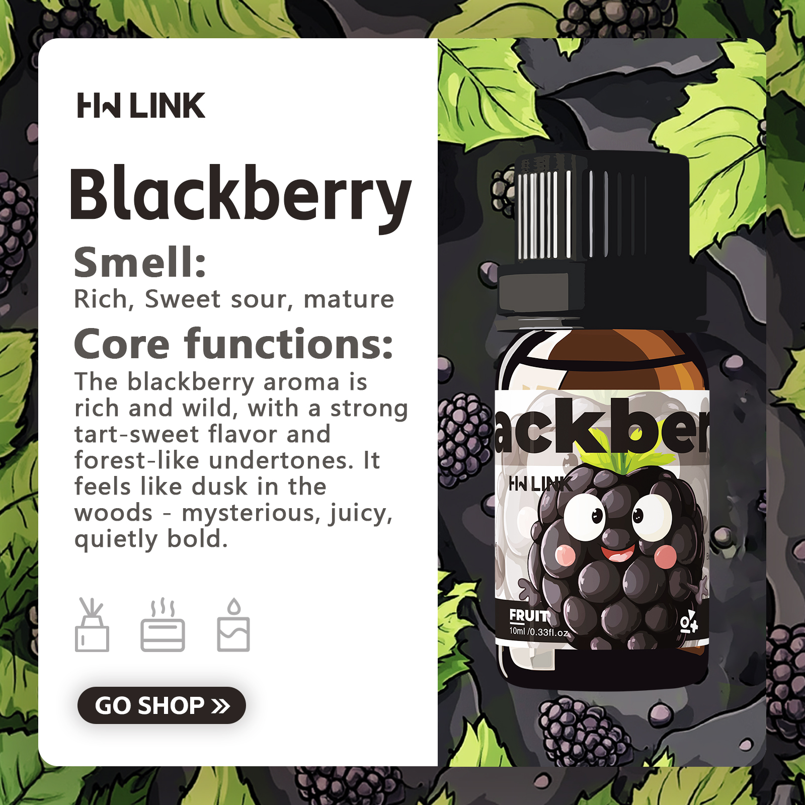 Blackberry Essential Oil Black - Candle Making Raw Material review and price