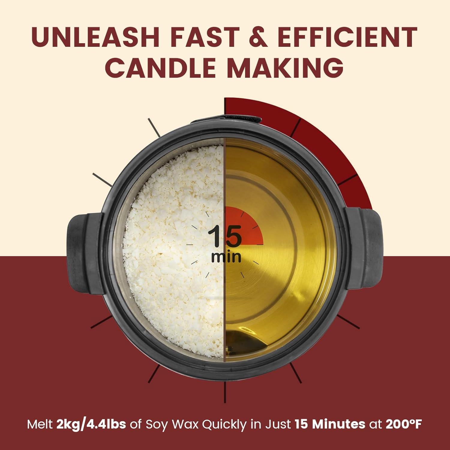 8L Wax Melter for Candle Makin - Candle Making Wax Melter review and price
