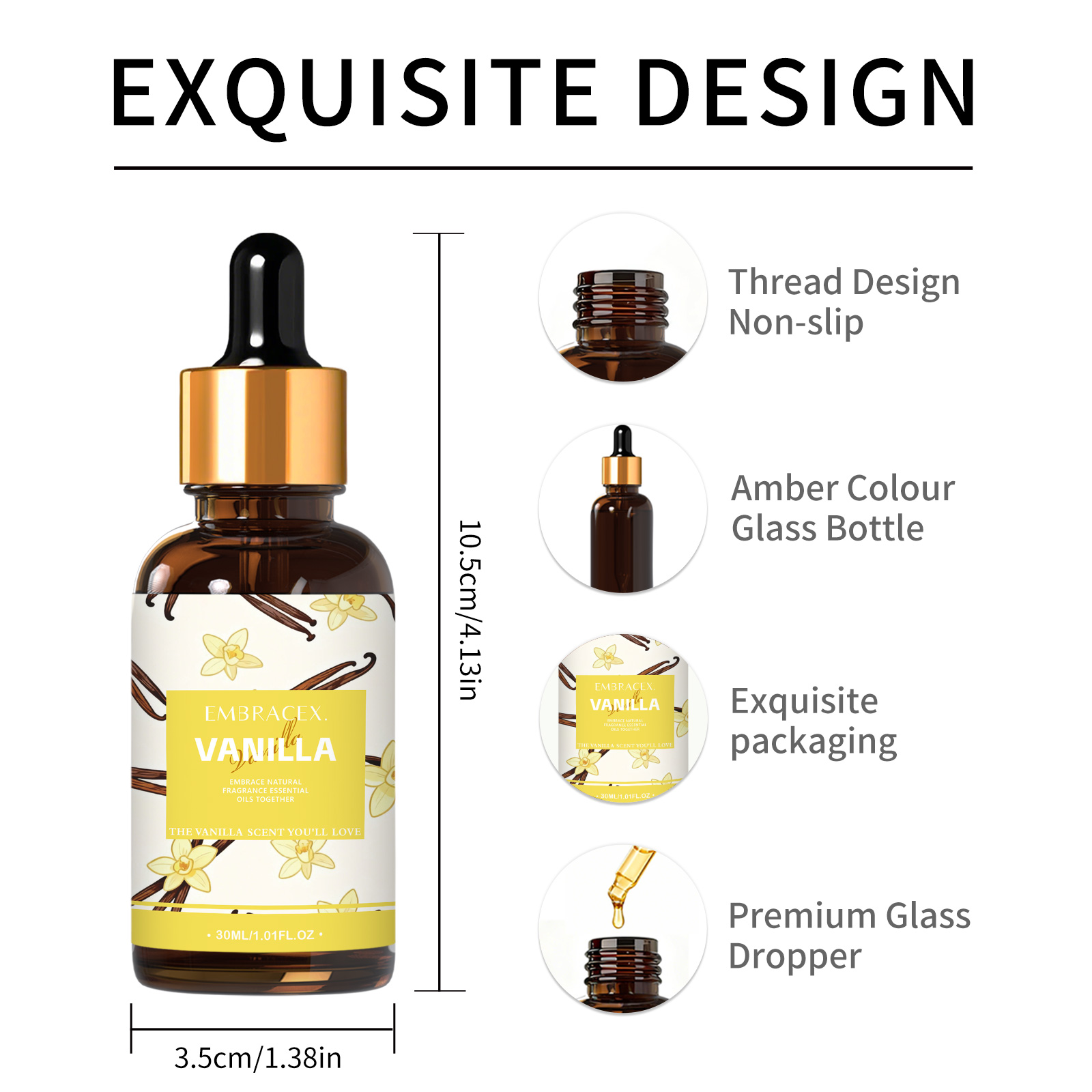 30ml Vanilla Essential Oil Per - Candle Making Raw Material review and price