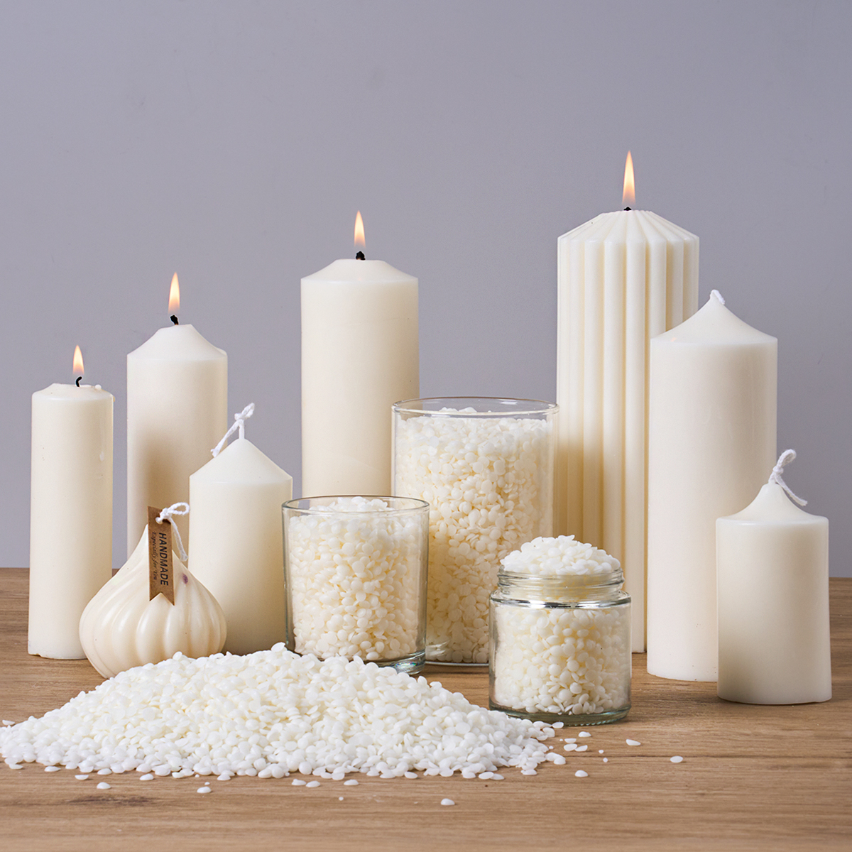500g/1000g Natural Soy Wax DIY - Candle Making Raw Material review and price