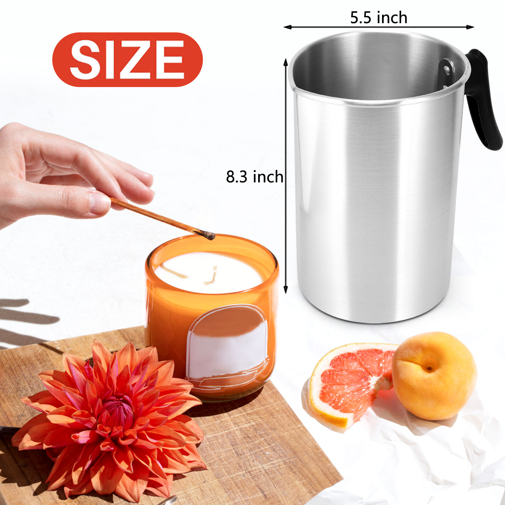 A84X-4 Pounds Candle Making Po - Pour Pot Aluminum review and price