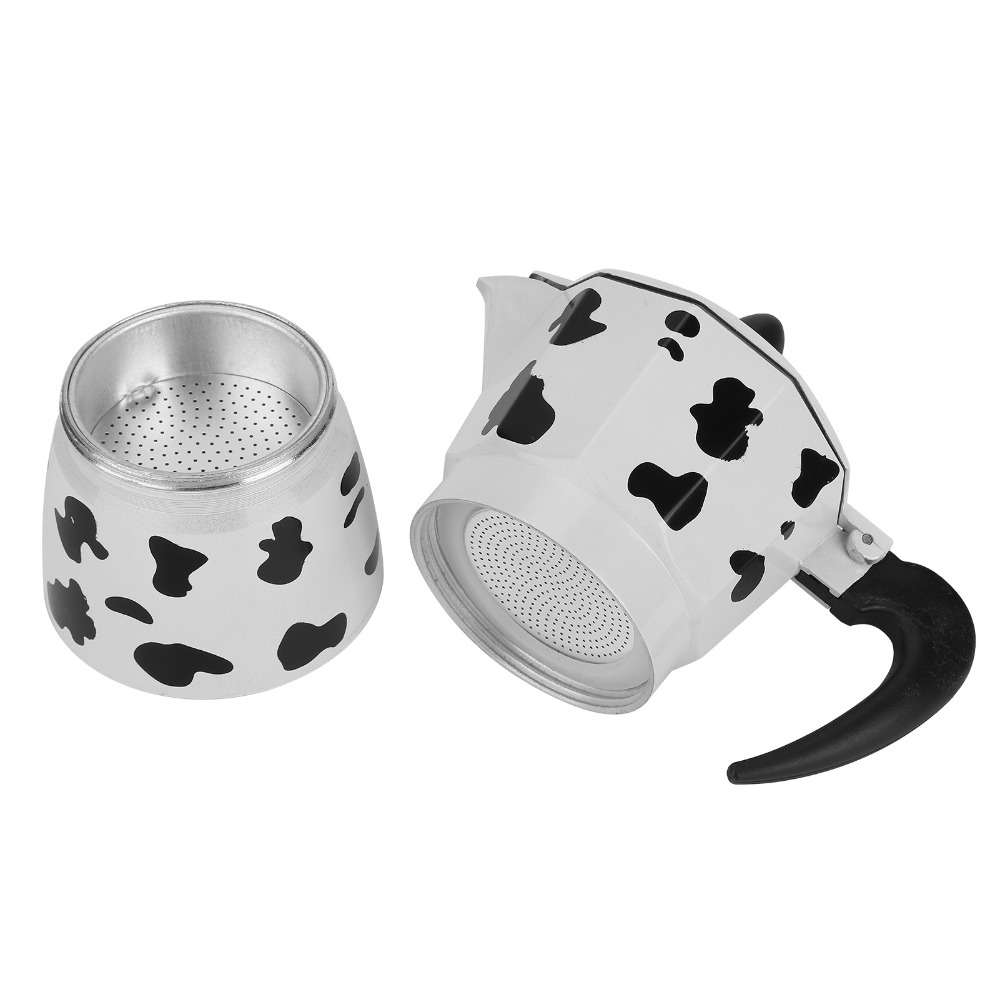 Coffee Brewing Milk Cow Color  - Pour Pot Aluminum review and price