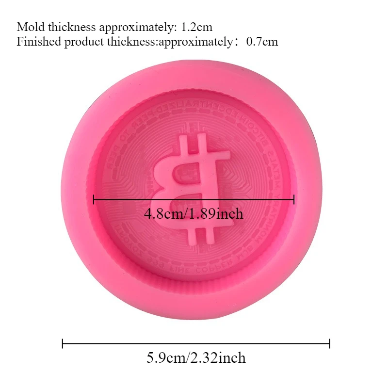 1/3pcs Currency Logo Soap Sili - Candle Making Supplies review and price