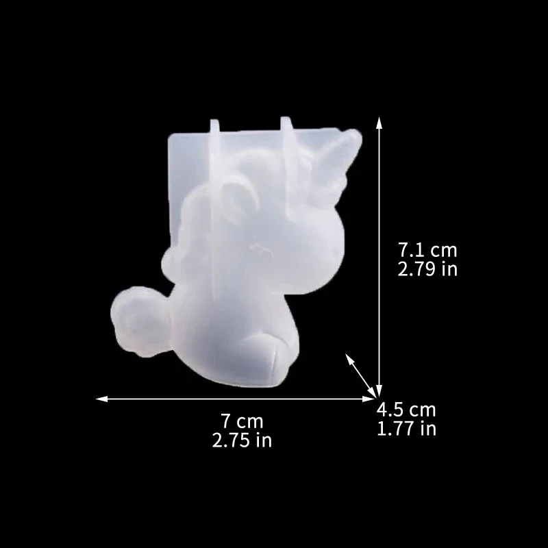 3D Geometric Silicone Unicorn  - Candle Making Supplies review and price
