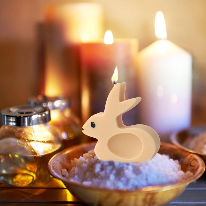 Rabbit Silicone Mold Bunny Sha - Candle Making Supplies review and price