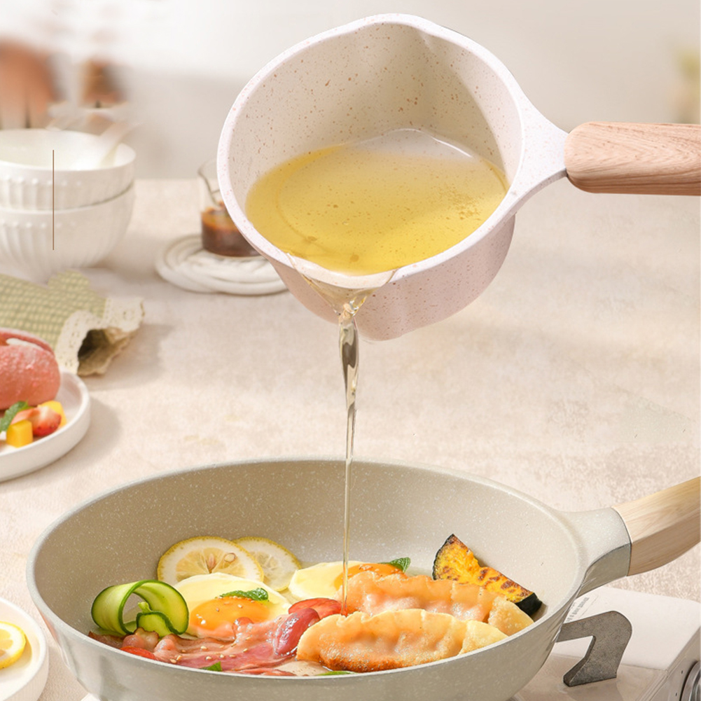 Non-Stick Mini Sauce Pan Woode - Pour Pot Aluminum review and price