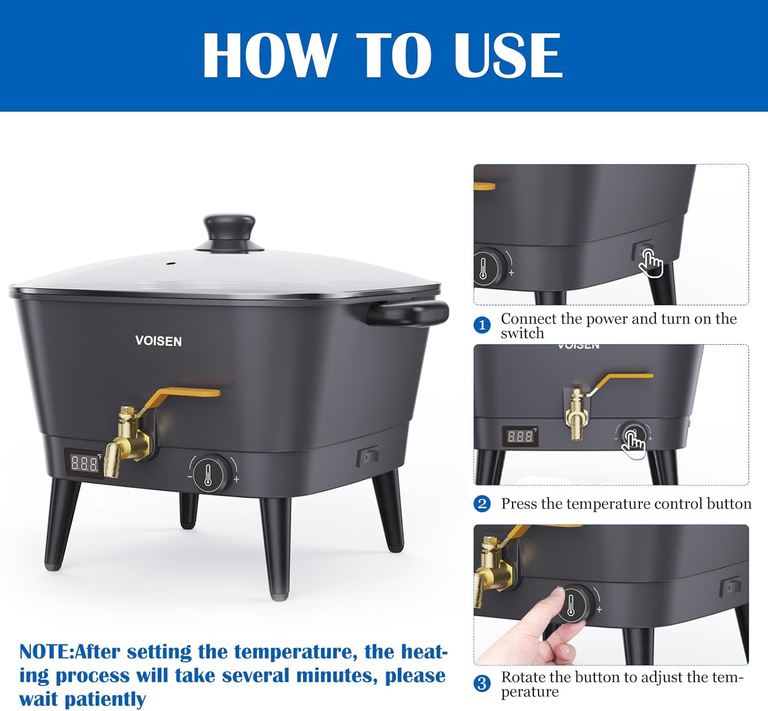 8Qt Electric Wax Melter for Ca - Candle Making Wax Melter review and price