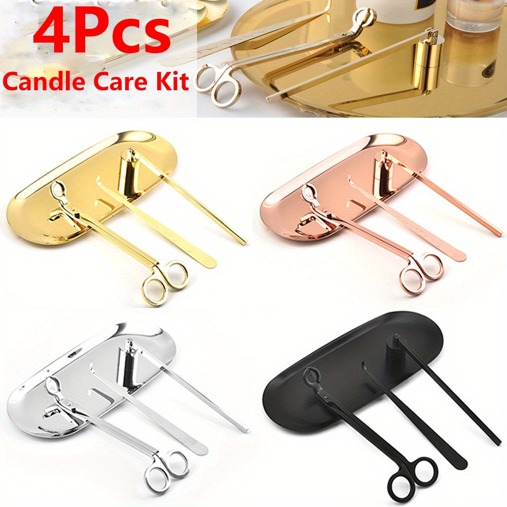 4pcs/set Luxury Candle Care Ki - Candle Making Supplies review and price