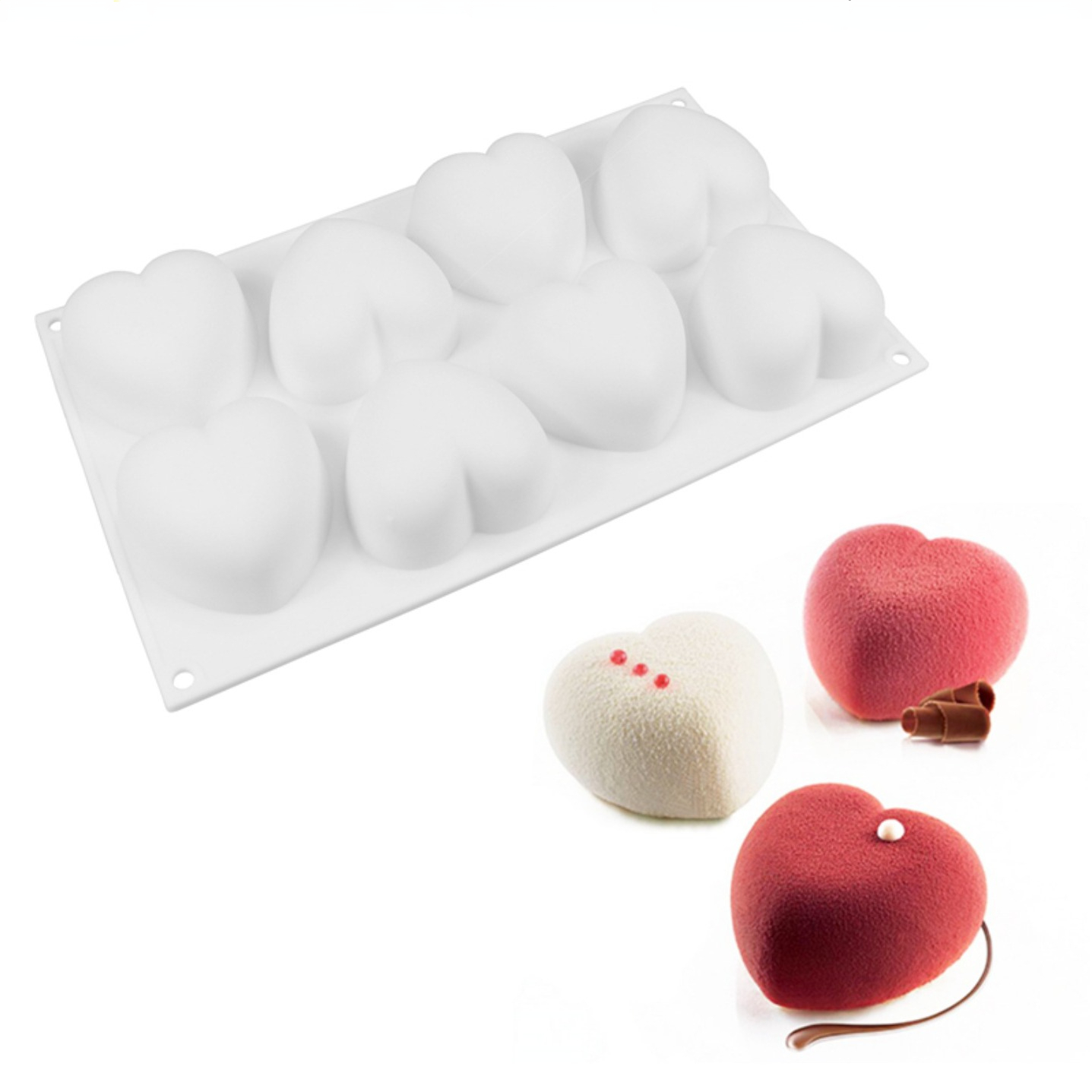 Love Heart Silicone Soap Mold  - Candle Making Supplies review and price