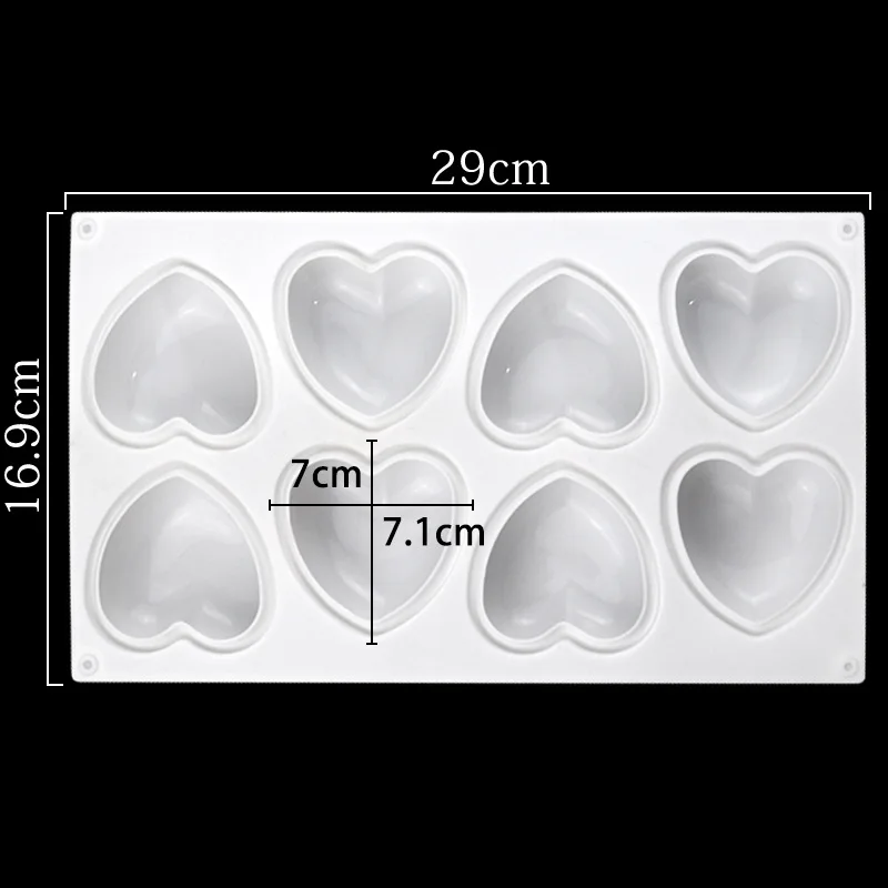 Love Heart Silicone Soap Mold  - Candle Making Supplies review and price