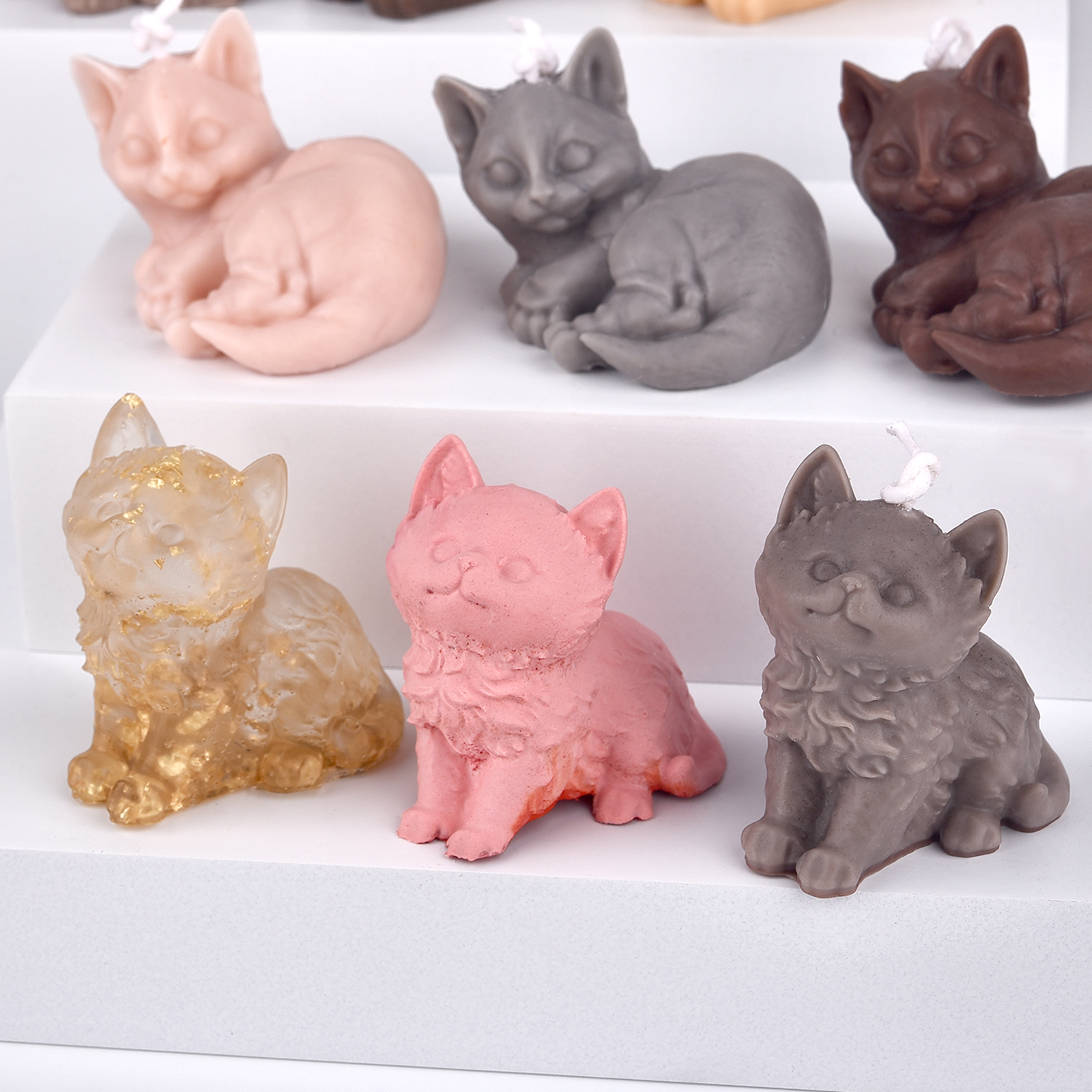 3D Dogs Cats Silicone Mold For - Candle Making Supplies review and price