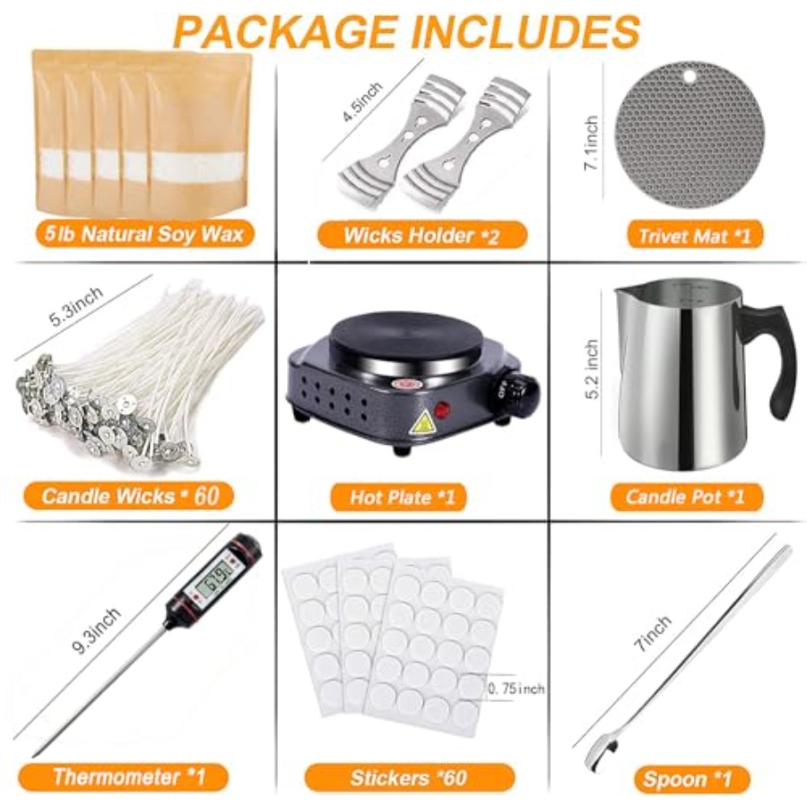 Candle Making Kit with for Adu - Candle Making Wax Melter review and price
