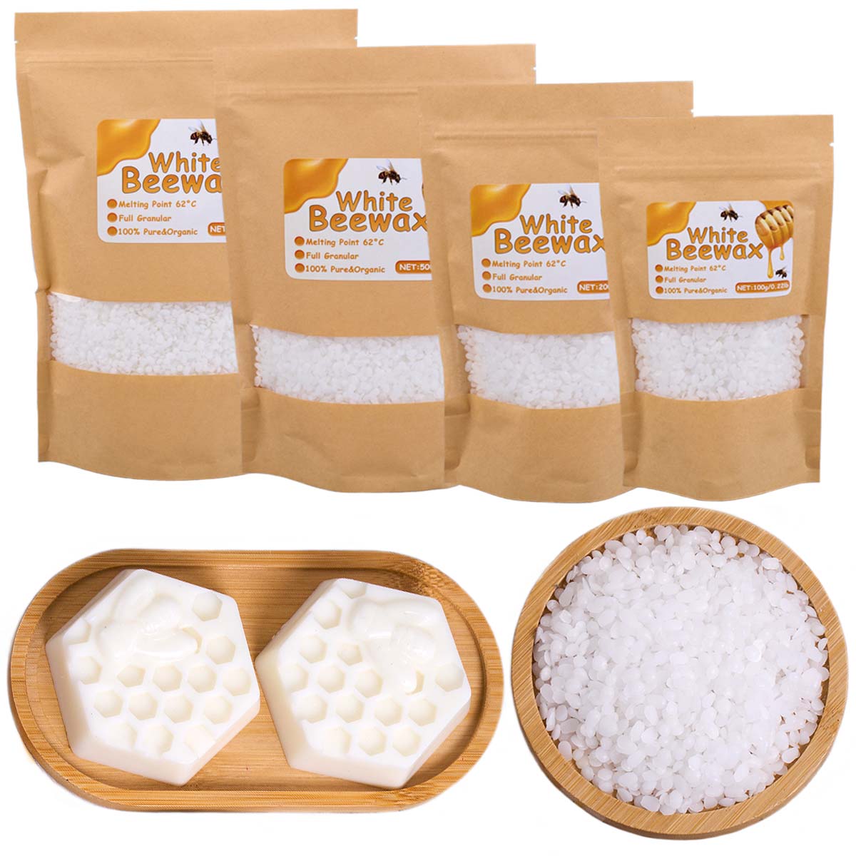 White Beeswax Pure Natural Gra - Candle Making Raw Material review and price
