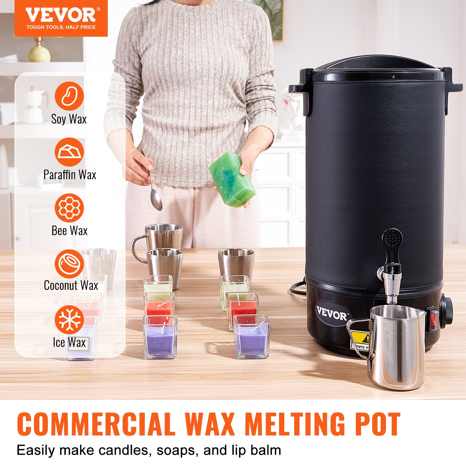 10 L Wax Melter For Candle Mak - Candle Making Wax Melter review and price