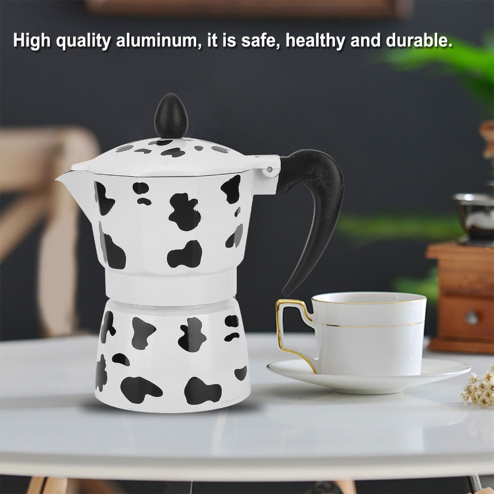 Coffee Brewing Milk Cow Color  - Pour Pot Aluminum review and price